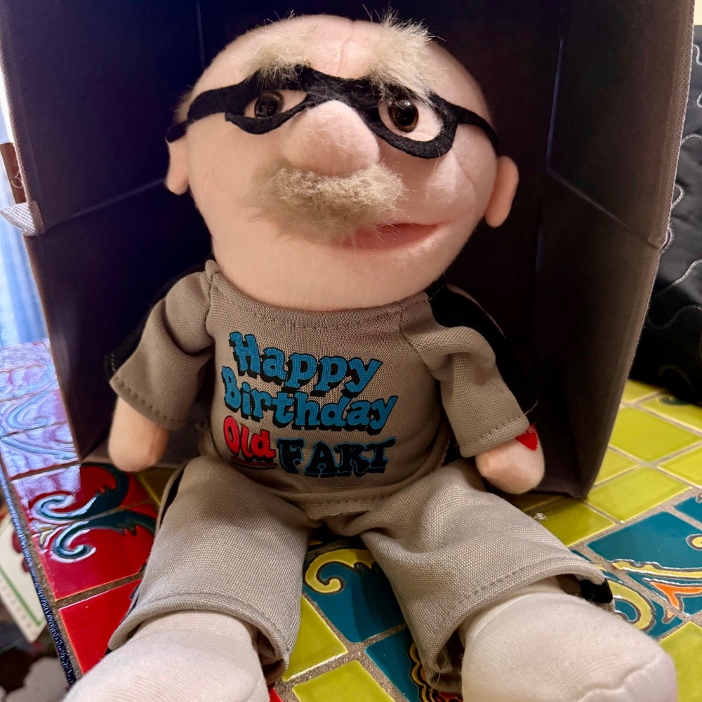 Happy Birthday Old Man Singing Doll